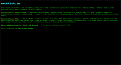 Desktop Screenshot of mechfish.in